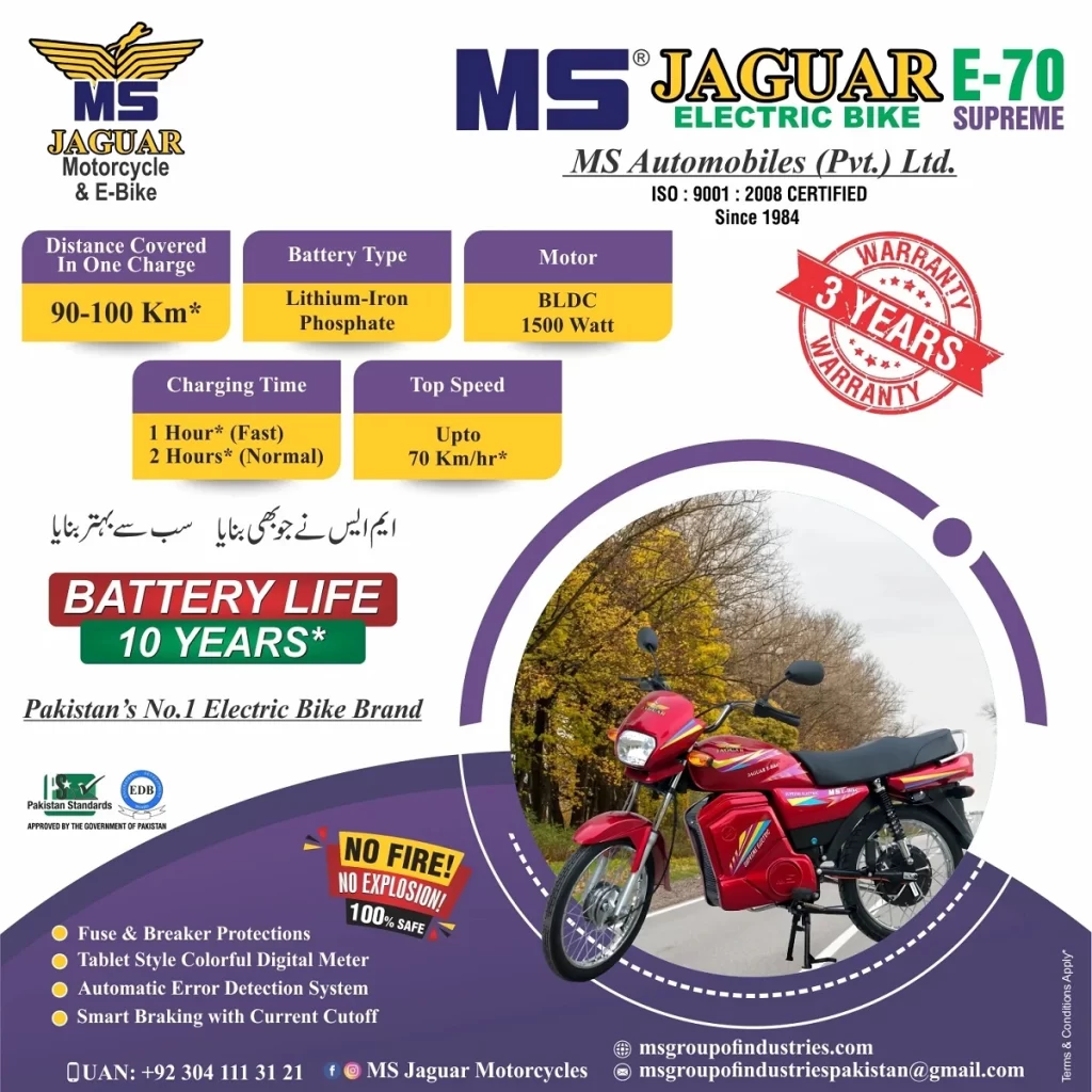 MS Jaguar Electric Bikes