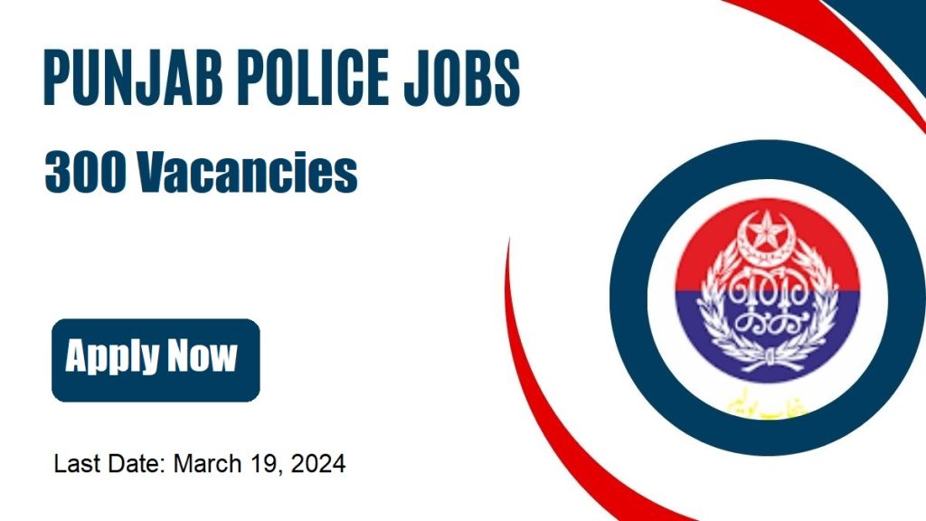 Punjab Police New Jobs