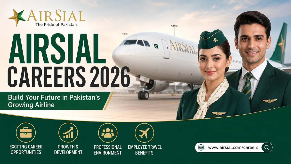 AirSial Announces Multiple Job Opportunities Across Pakistan