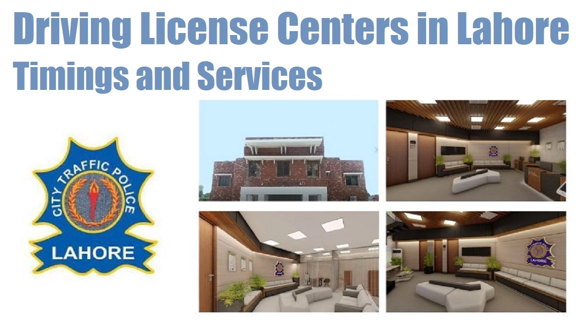 Driving License Centers in Lahore