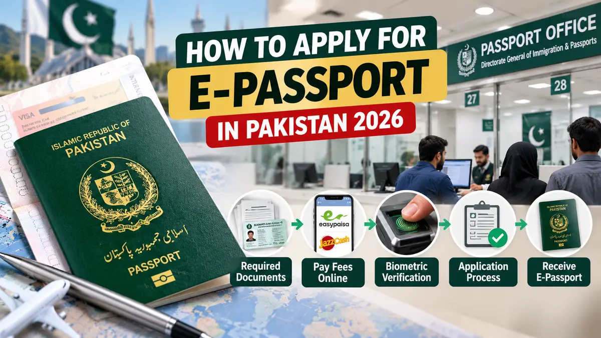 Pakistan E-Passport Application Guide