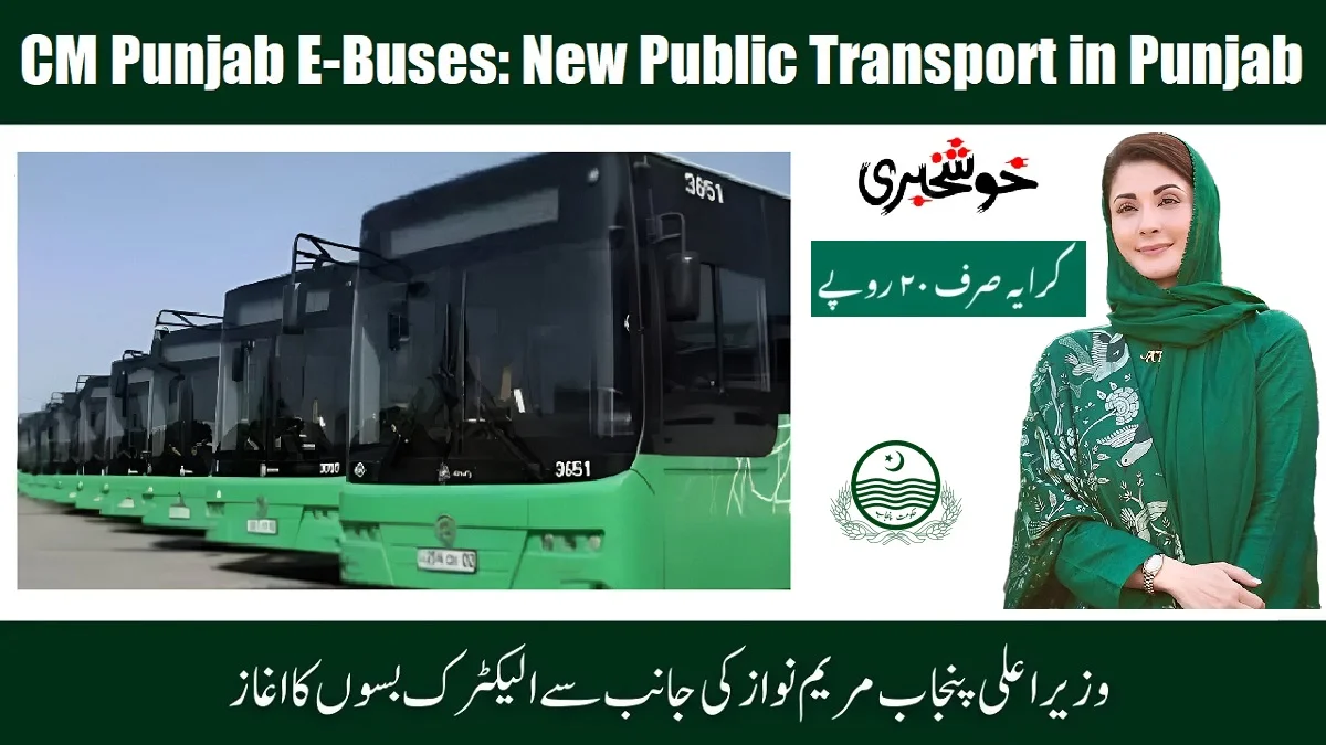 CM Punjab E-Buses Project