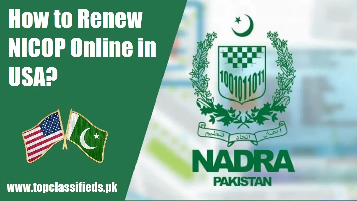How to Renew NICOP Online in USA