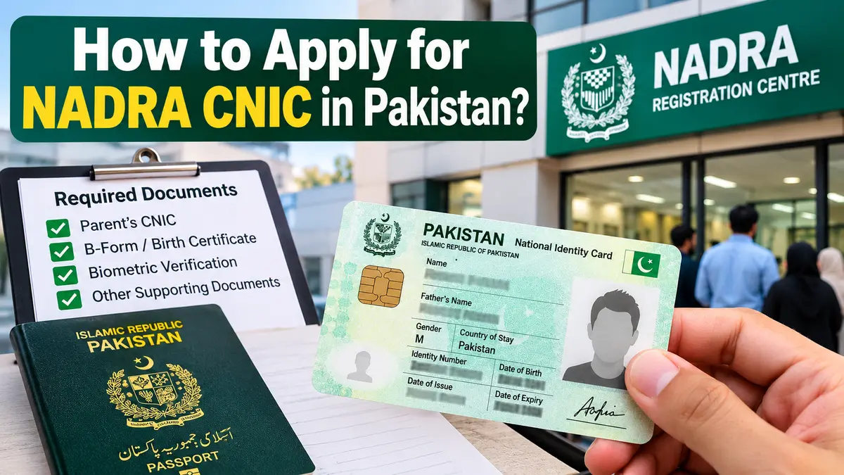 How to Apply for NADRA CNIC in Pakistan