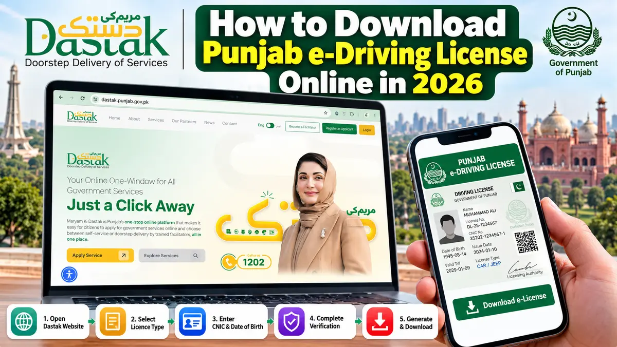 Punjab e-Driving License Online
