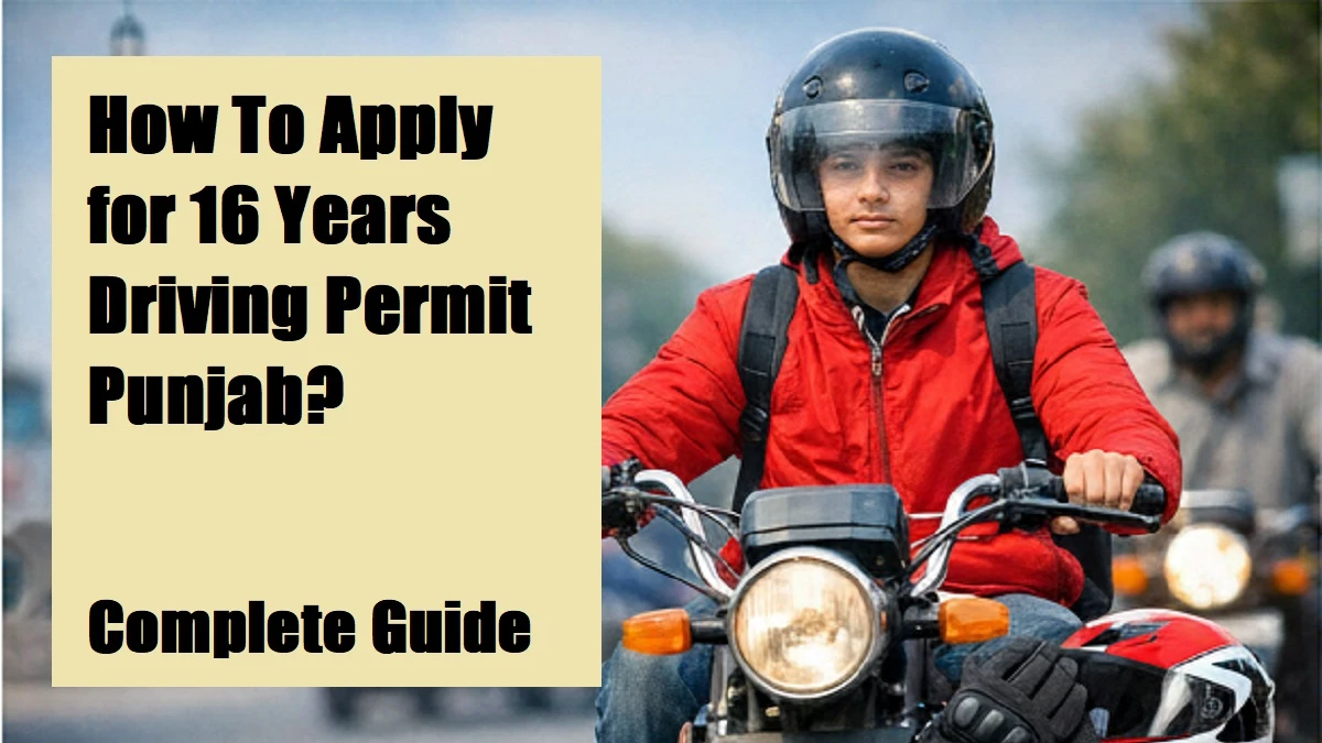 16 Years Driving Permit Punjab