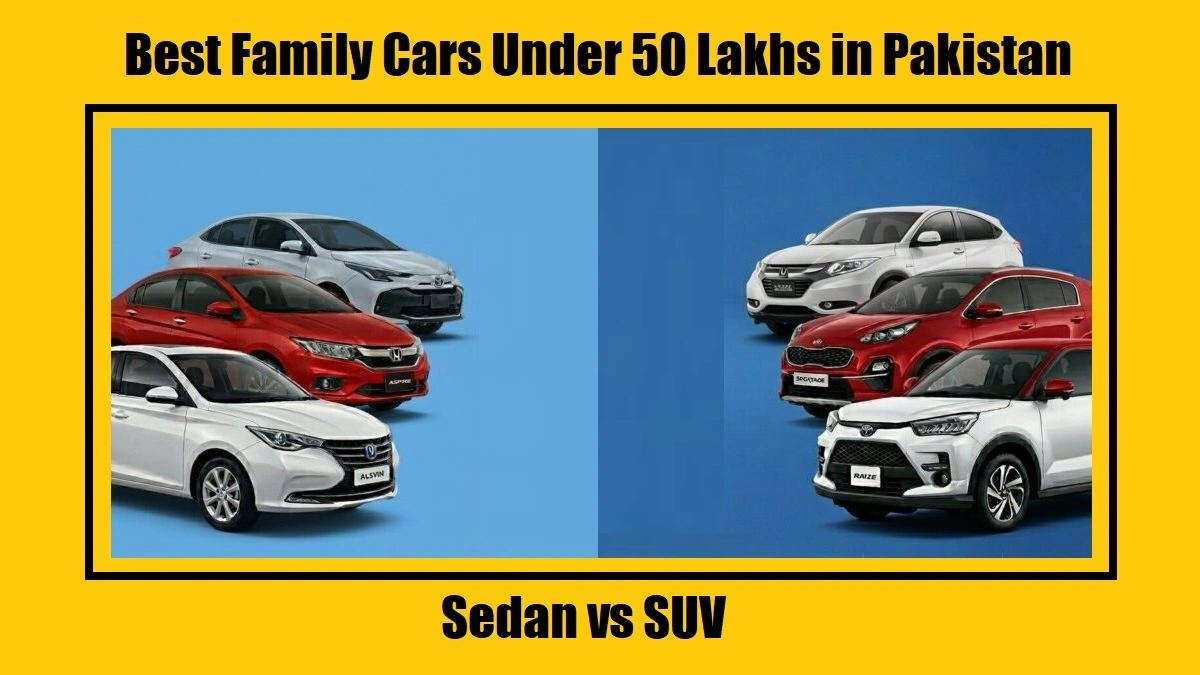 Best Family Cars Under 50 Lakhs in Pakistan 2026