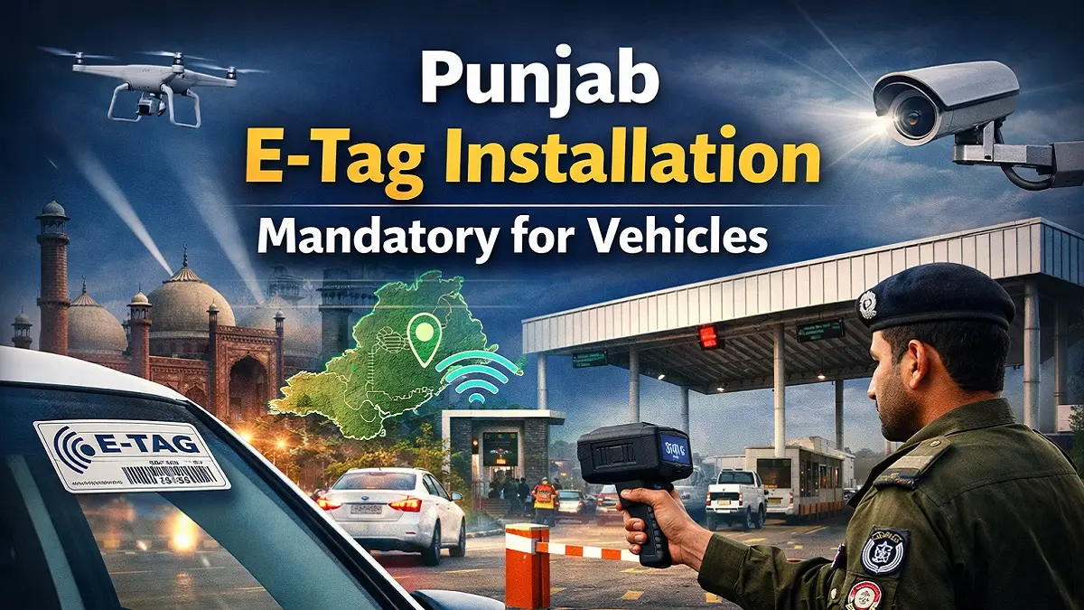 Punjab Makes E-Tag Installation Mandatory for All Vehicles
