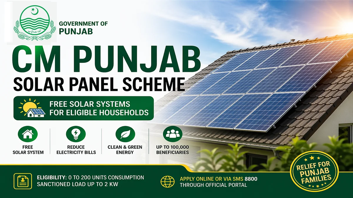 CM Punjab Solar Panel Scheme