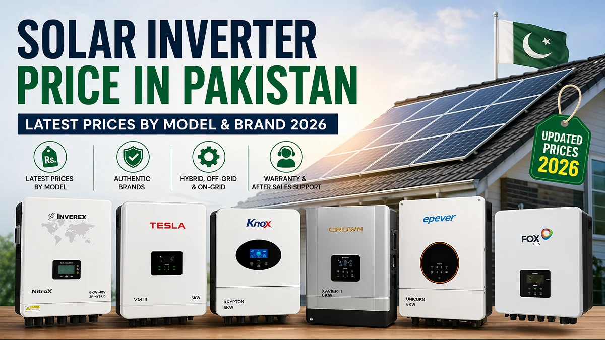 Solar Inverter Price in Pakistan 2026