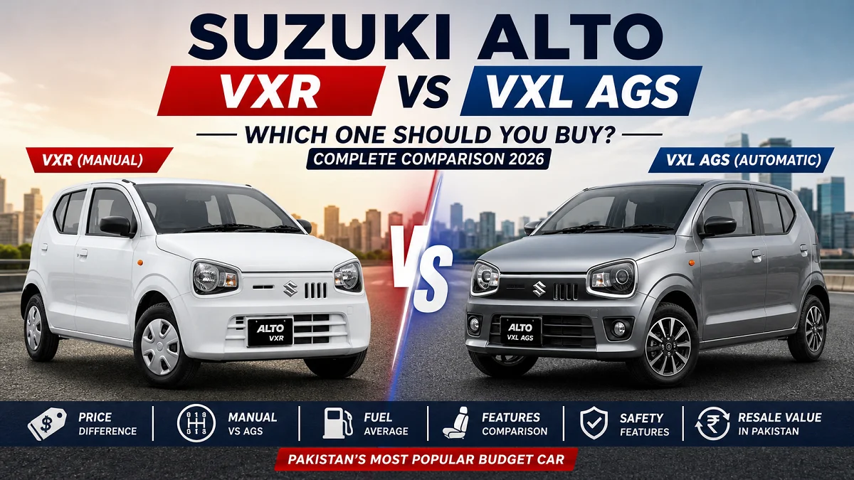 Suzuki Alto VXR vs VXL AGS in Pakistan