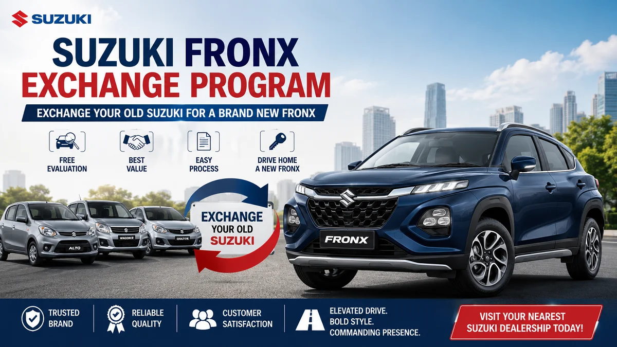 Suzuki Fronx Exchange Program in Pakistan 2026