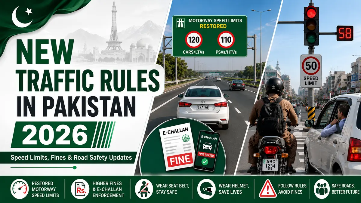 Pakistan Traffic Rules 2026