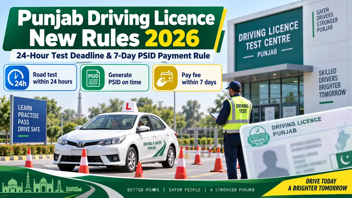 Punjab Driving Licence New Rules 2026