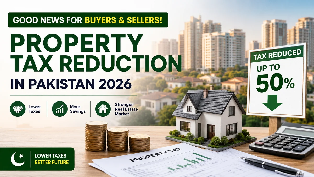 Govt Reduced Property Taxes in Pakistan