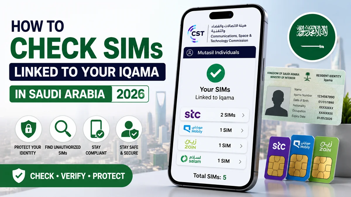 How to Check SIMs Linked to Your Iqama in Saudi Arabia