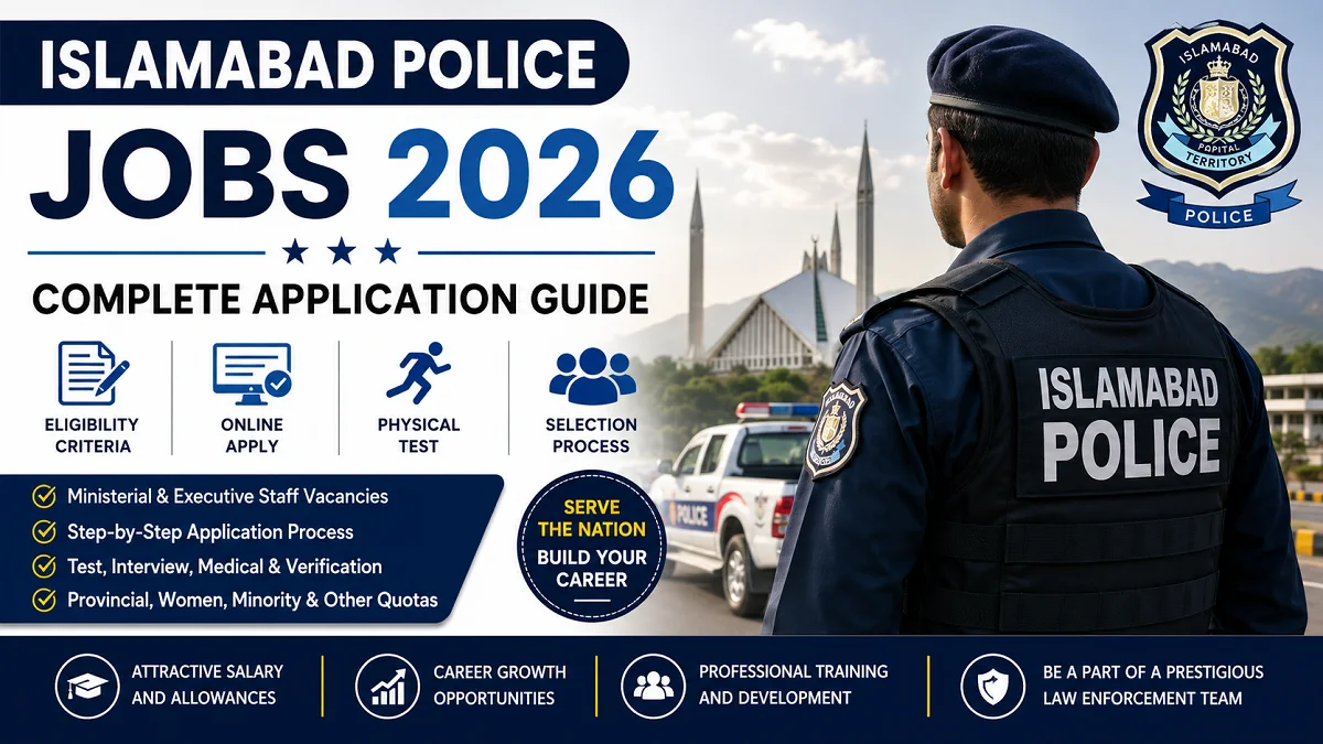 Islamabad Police Jobs 2026