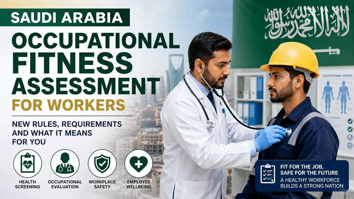 Saudi Arabia Occupational Fitness Assessment for Workers
