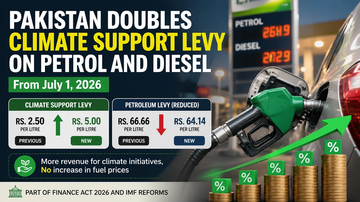 Govt Increased Climate Support Levy on Petrol and Diesel