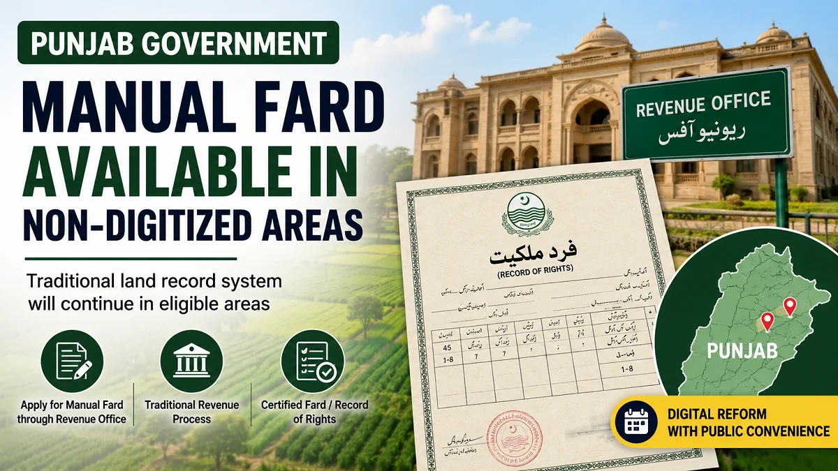 Punjab Restores Manual Land Record Certificates